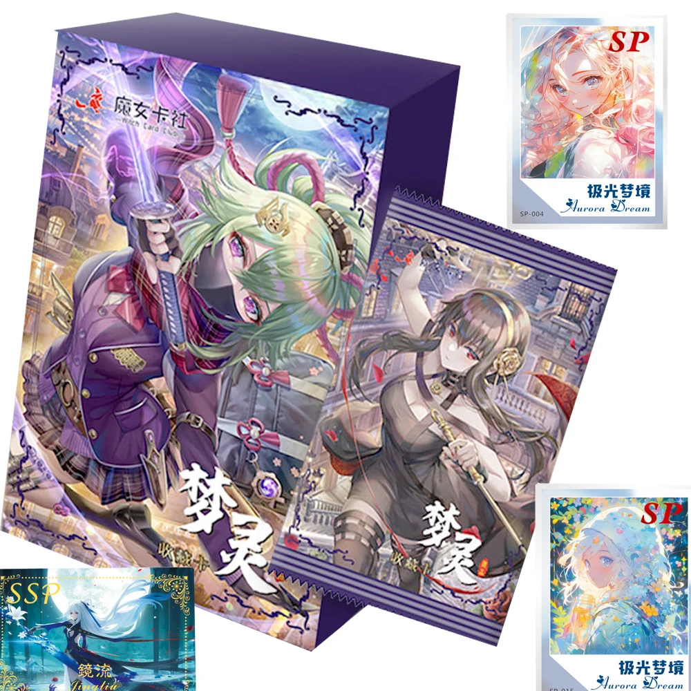 

Original Dream Spirit Goddess Story Collection Cards Booster Box Anime Girl Magic World Series Full Set Cards Kid Birthday Gift