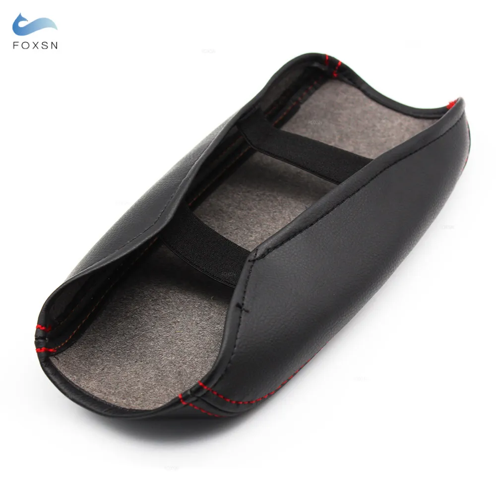 Microfiber Leather Car Interior Central Console Armrest Box Trim Protective Cover Accessories For Honda CRV C-RV 2017 2018 2019