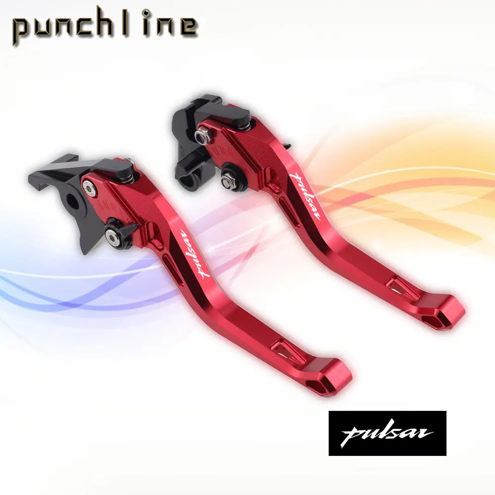Juego de manijas ajustables compatibles con Pulsar 200 RS Pulsar 200 COME Pulsar 200 NS accesorios de motocicleta palancas de embrague de freno corto
