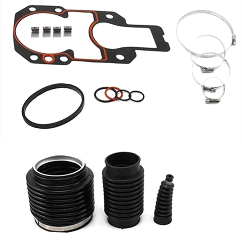 18654A1 74639A2 Exhaust Shift Cable Bellows Kit For Mercruiser Alpha One Gen 2 Drives W/ Gasket 816431A1 27-94996Q2