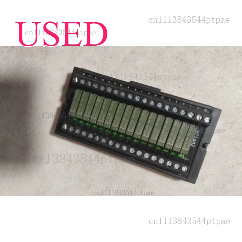 A 16-bit relay module: ht16a2.24vdc dc (actual picture taken)