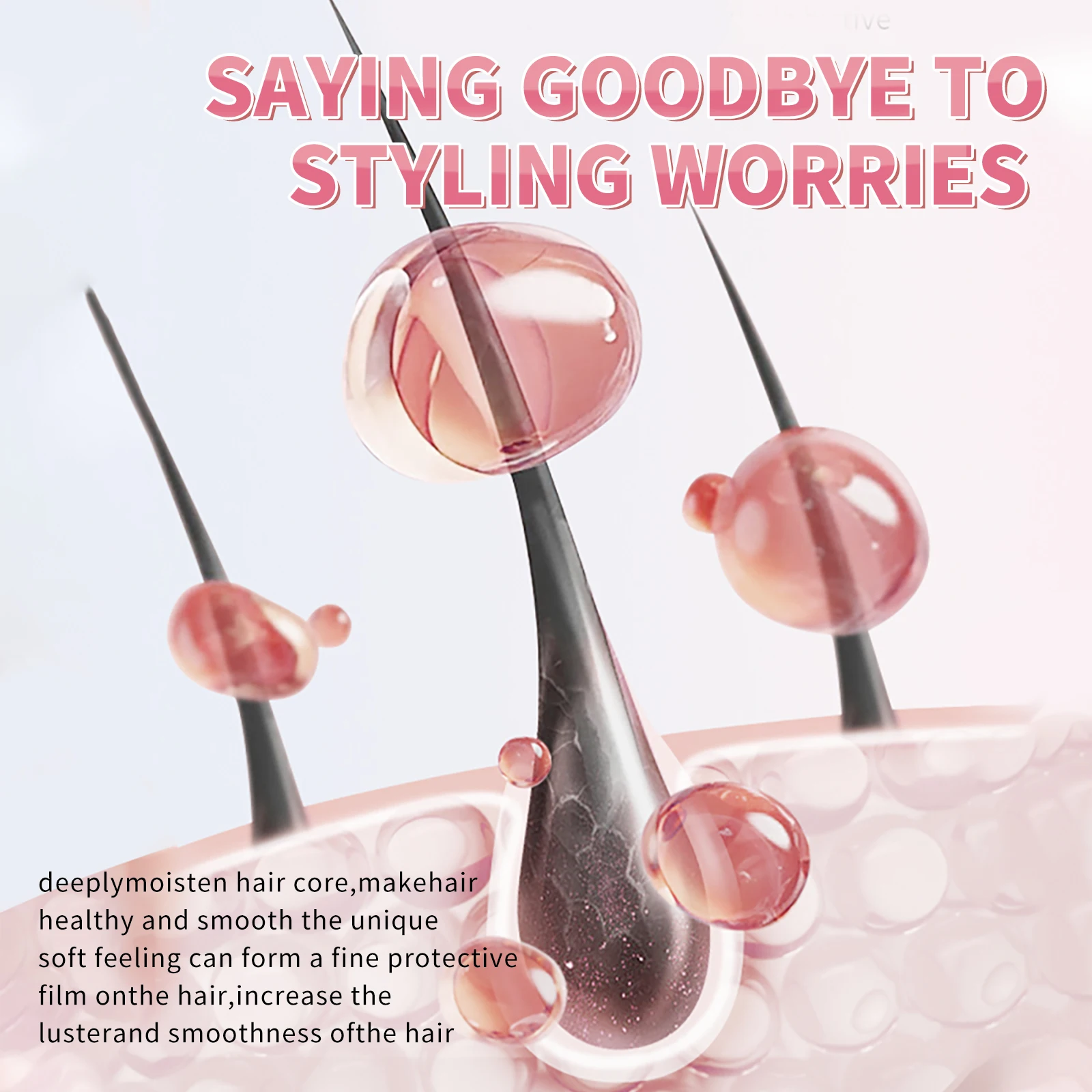 Styling Hair Wax Stick For Men Women Long Lasting Hold Anti Frizz Repair Broken Hair Finishing Styling Tool Hair Products