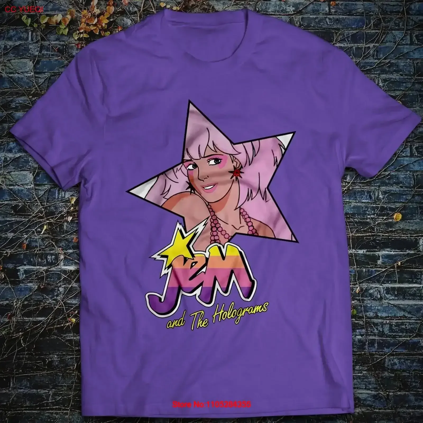 Cotton S 5XL T shirt Jem and the Holograms Jerrica Benton Kimber Stormer vintage Washed Casual Versatile homme Slightly