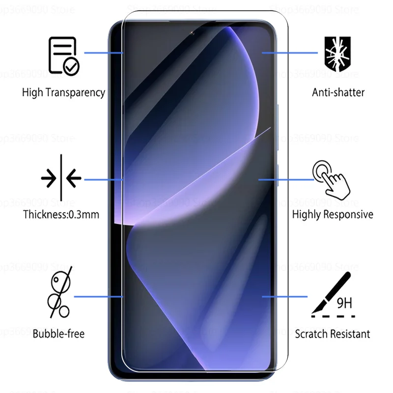 2 pezzi di vetro temperato per Xiaomi 13 T Pro vetro protettivo Xiaomi13T Xiomi 13 T Pro TPro 13TPro proteggi schermo pellicola di copertura di