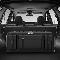 Organizador de maletero de coche, caja de almacenamiento de tela Oxford, bolsa plegable, bolsillos para vehículo, sedán, SUV, 50L, 60L, 70l