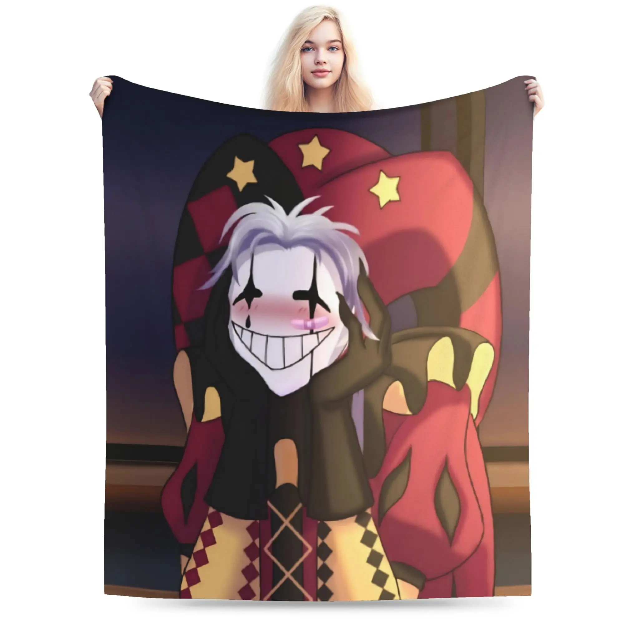 Pierrots The Freak Circus Blanket Ultra-Soft Fleece Cute Gift  Throw Blanket Rug Piece