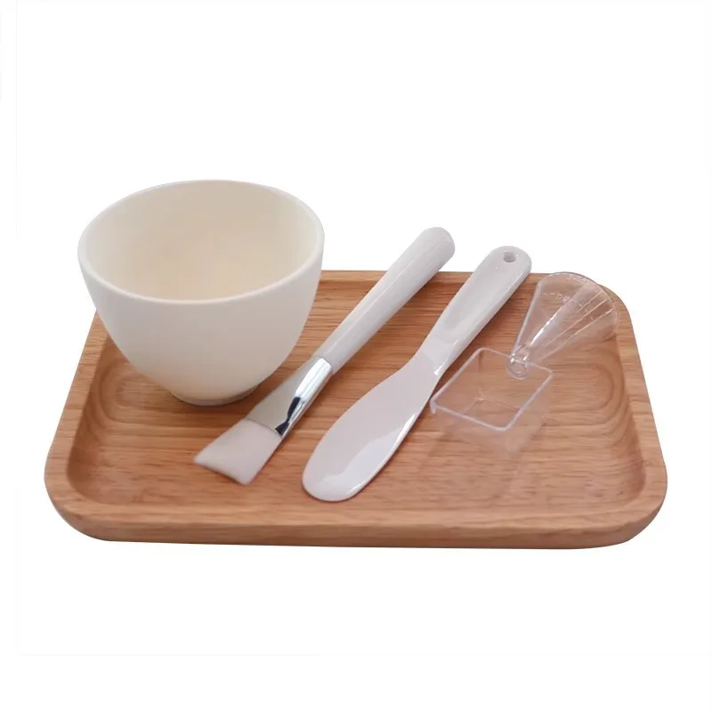 ชุดอุปกรณ์ทำมาส์กหน้า ชามผสมอะคริลิค ชามผสมน้ำมัน แปรงผสมมาส์ก ไม้พาย แปรงทาหน้า อุปกรณ์ดูแลผิวหน้า