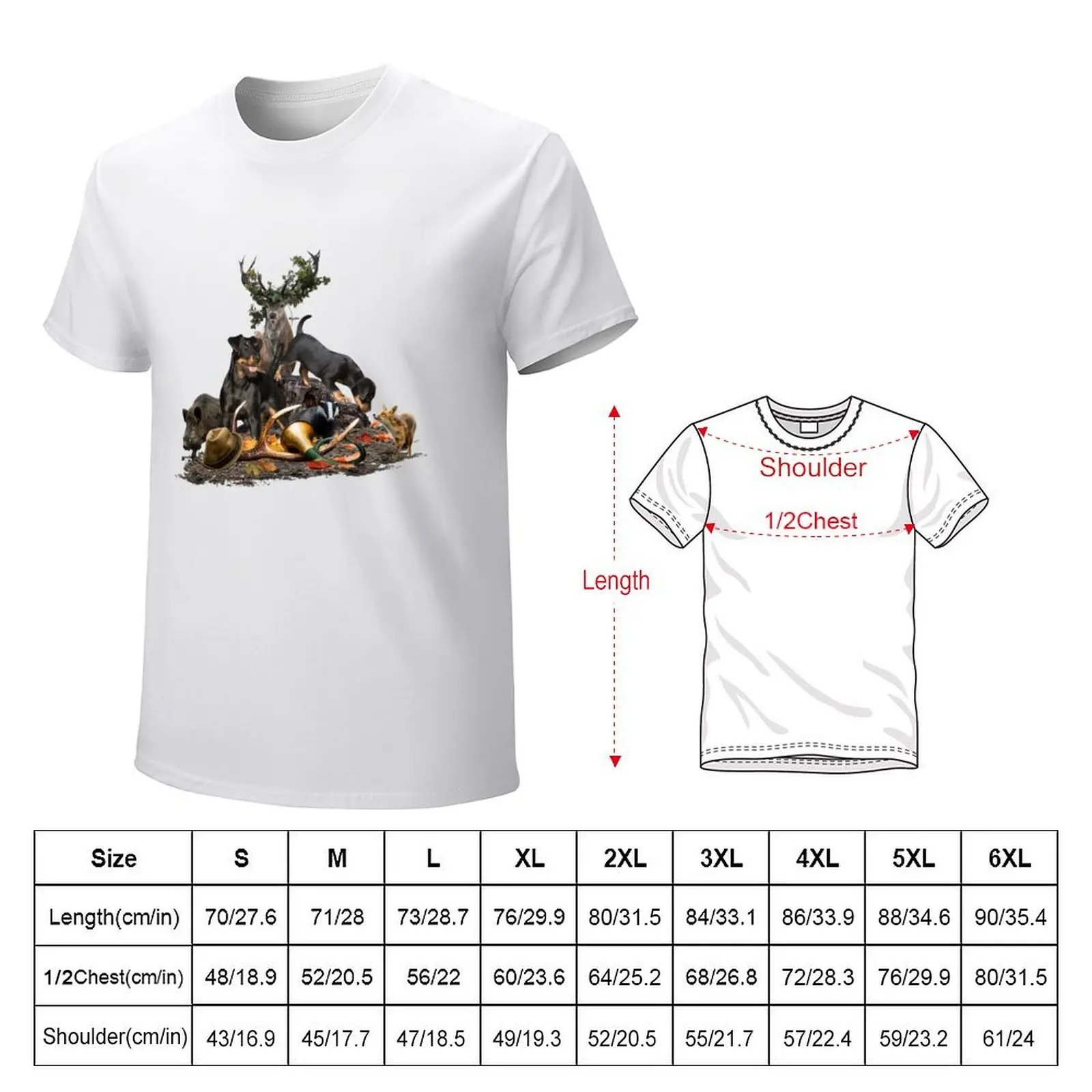 Jagdterriers , Hunting dog Art T-shirt new edition Blouse funnys mens graphic t-shirts anime