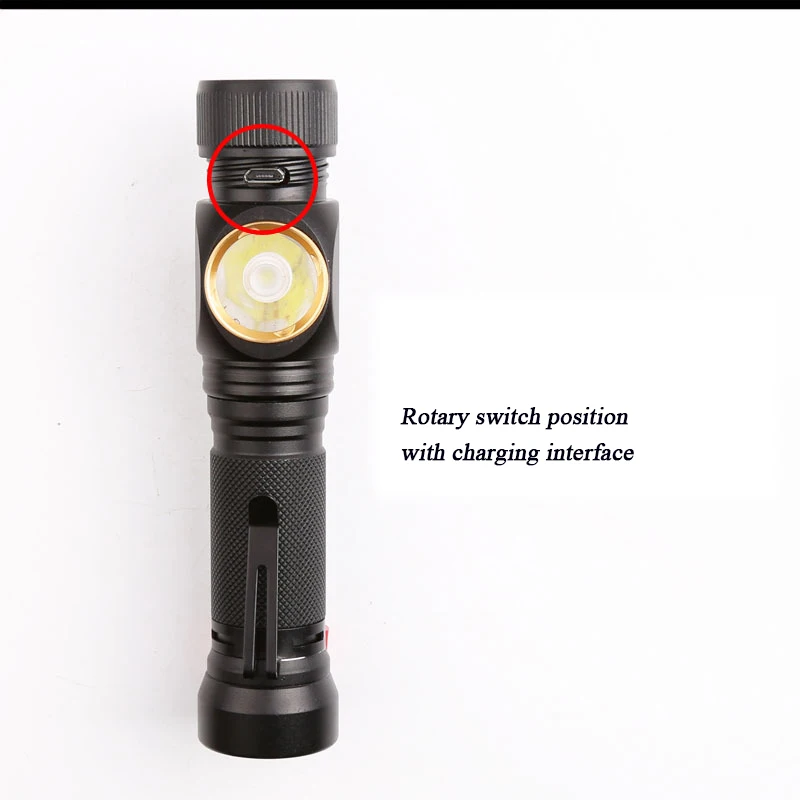 USB Charging COB Folding Work Light Outdoor Multi-functional Emergency Flashlight Service Auto Repair Light with Magnet