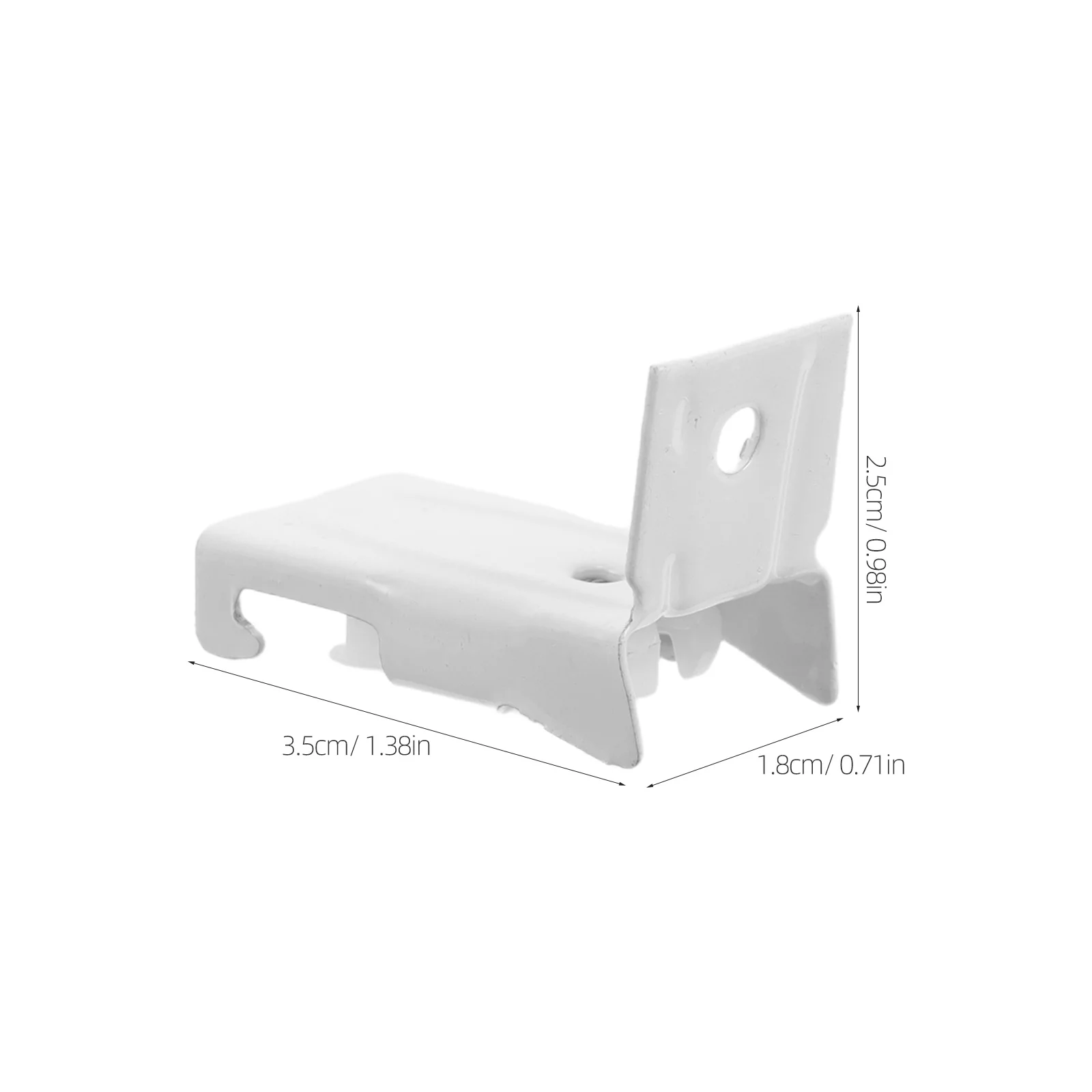 20pcs Curtain Track Wall Mount Bracket Curved Drapes Rods Hardware For Ceiling Diy Installation Sturdy Iron Support Compatible