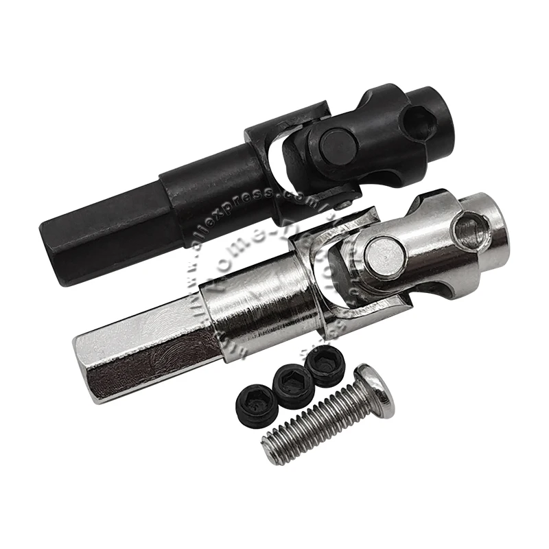 1pcs 3mm-M2 Metal Front Axle Steering Universal Joint Coupling Boat Car Model Shaft Coupler Motor Connector
