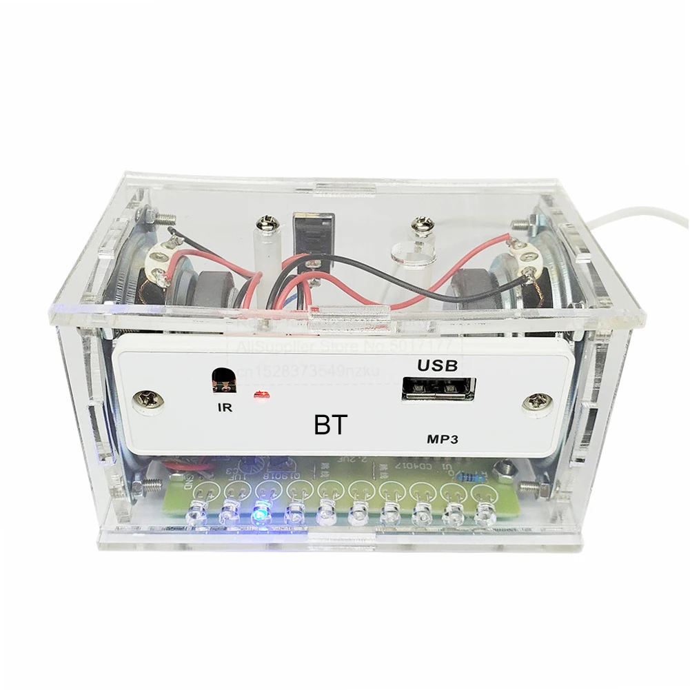 DIY BT Speaker Kit Assembly Component Electronics DIY Soldering Project Electronic Sound Amplifier for Kids Teens and Adults