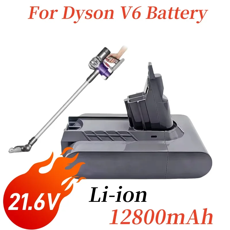 100% Original 21.6V 2.8Ah-12.8Ah Li-ion Battery for V6 DC58 DC59 DC62 DC74 SV09 SV07 SV03 965874-02 Vacuum Cleaner Battery L30