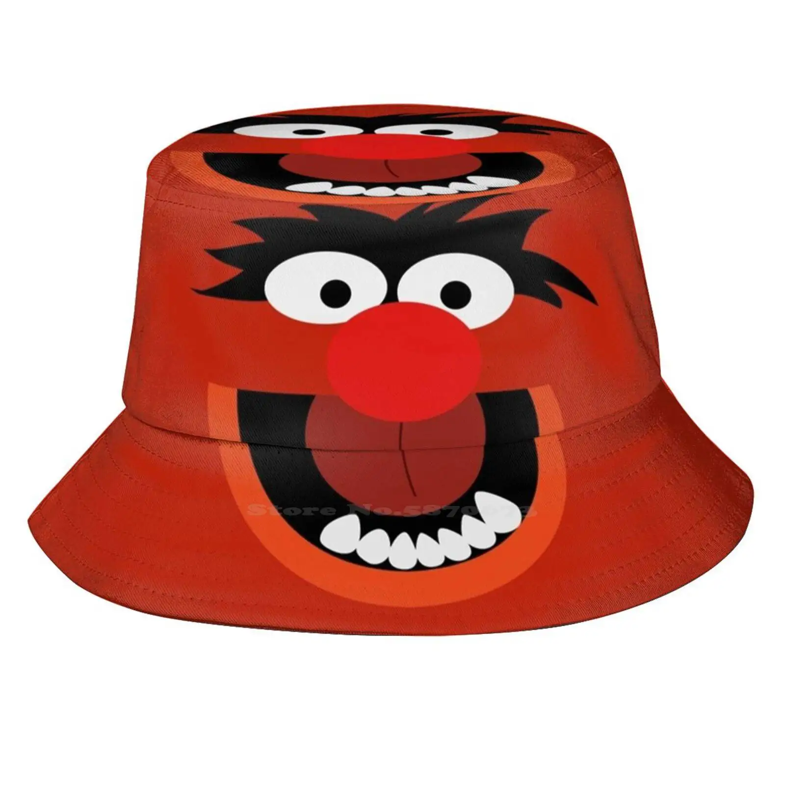 Animal Outdoor Sun Fishing Panama Hats Animal Electric Mayhem Band Music Creature Monster Dr Teeth Big Bird Bert And Ernie The