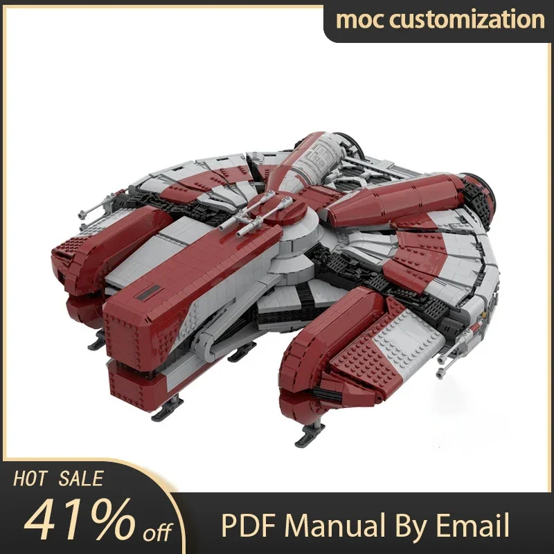 

6238pcs Moc Star Battle Knights of The Old Republic - Ebon Hawk Model Building Blocks Bricks Diy Creative Assembly Toys Gifts