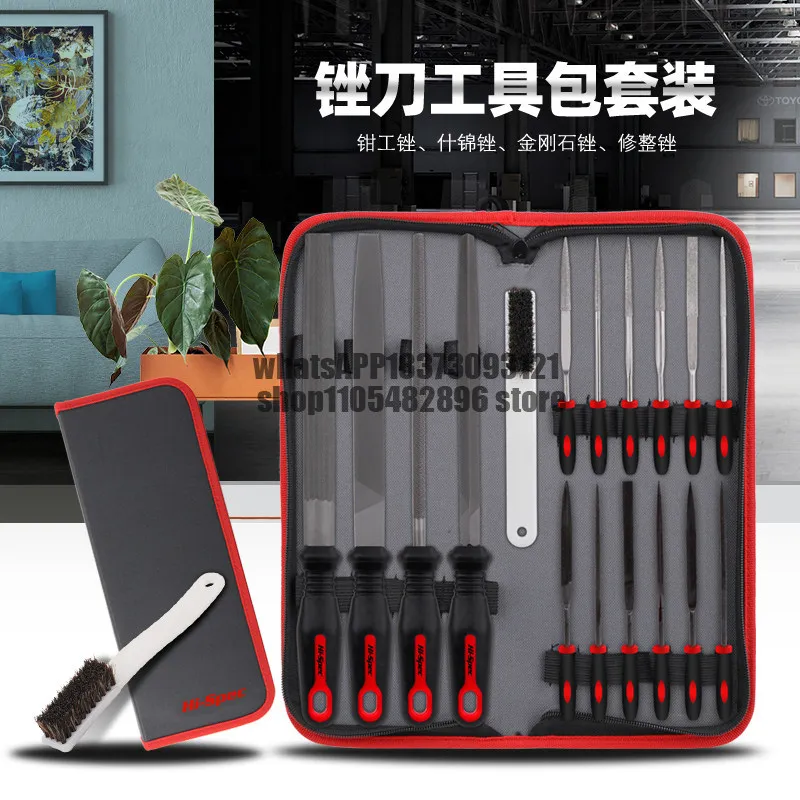 File Steel Metal woodworking Diamond grinding tool Scrappy knife Fitter Flat  Round  Assorted file set