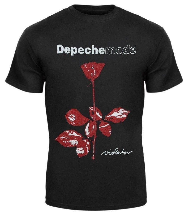 

DEPECHE MODE VIOLATOR T-Shirt Men's and Women's Short Sleeve Vintage Band Tops Brand T-shirt Summer Oversize Clothing Streetwear