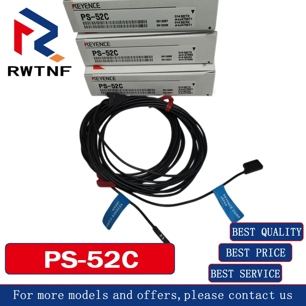 Brand New Genuine PS-52C KEYENCE through-beam photoelectric sensor,100% original warehouse stock