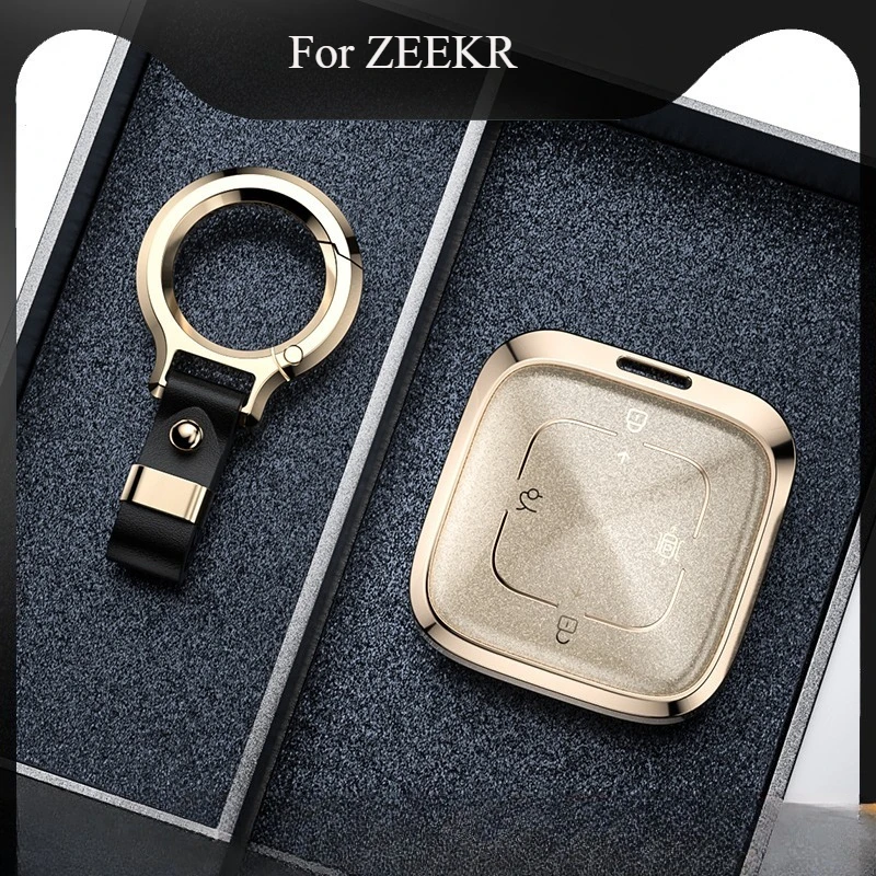 For ZEEKR 9X/7X/001/007/007GT/009/001FR/X/Max 2025 Smart Key Fob Cover, Aluminum Alloy Key Case Shell Protector