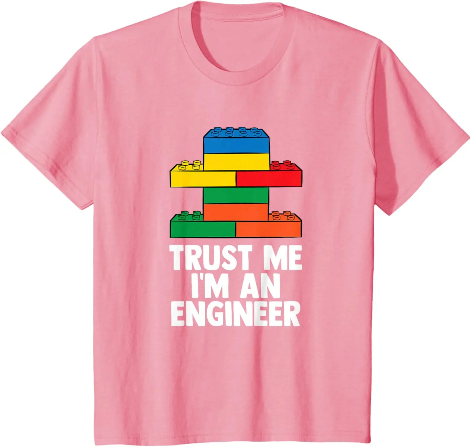 I´m An Engineer - Building Blocks Brick Toy Brick Builder T-Shirt Funny Cotton Casual Short Sleeve Tee Graphic T Shirts