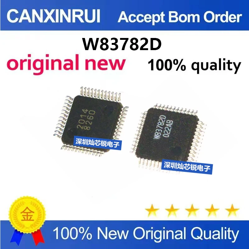 (5-100pieces)Brand new in-stock W83782 W83782D WINBOND QFP-48 Quality Guaranteed