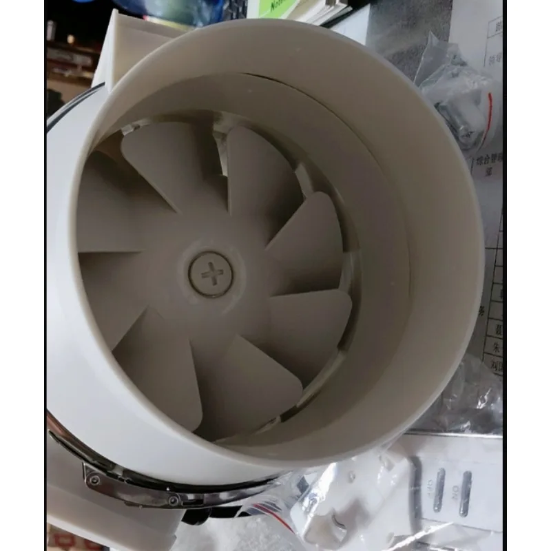3 Inch / 4 Inch / 5 Inch Round Duct Fan, Pipe Exhaust Fan Outlet Fan 200v 310M ³/H Wind Speed Heating and Ventilation Device