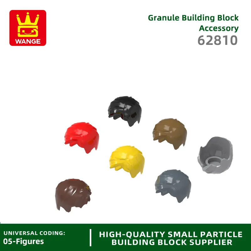 WANGE 249 ชิ้น/ชุด 62810 ชิ้นส่วนตกแต่งทรงผม Moc สีสันสดใส ใช้ร่วมกับตัวต่อเลโก้ได้ ของเล่นเสริมพัฒนาการเด็ก ชุดประกอบของขวัญในกล่อง