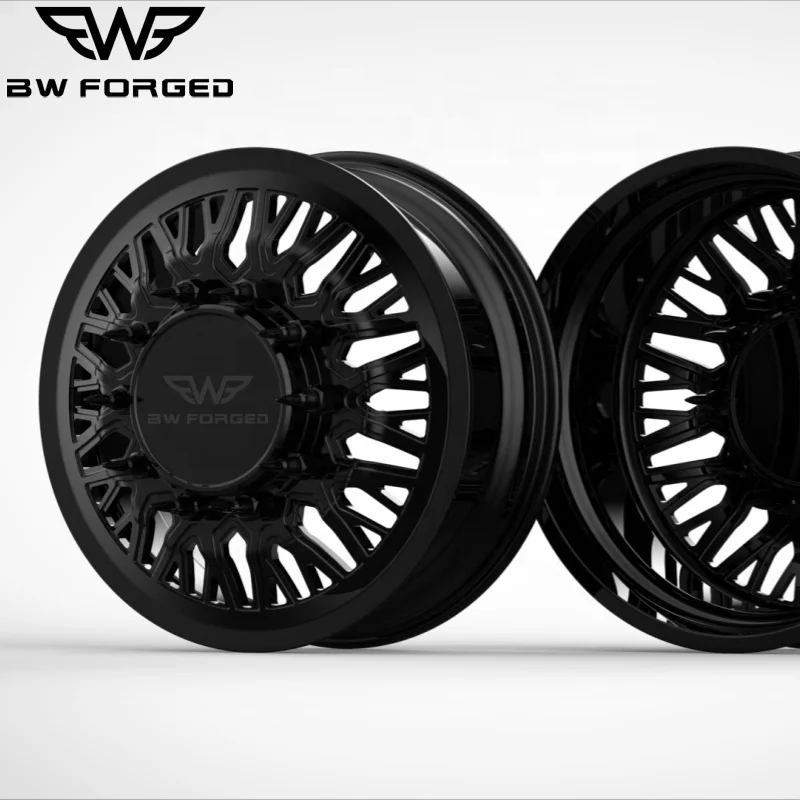 

BW Forged Black Dually Wheel 8x6.5 8x200 8x210 10x225 22 24 26 28 30inch Truck Wheels for F350