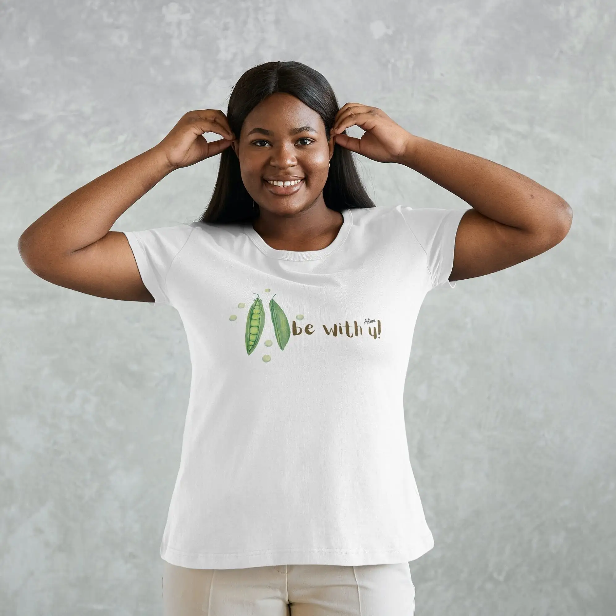 

Футболка «Мир быть с тобой», забавная для него, милая футболка