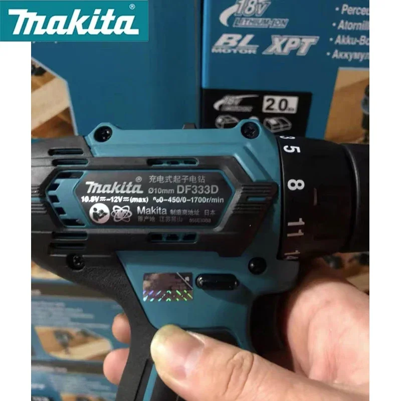 MAKITA Original Cordless Compact Driver Drill DF333/DF333DZ Body Only 12V 3/8\