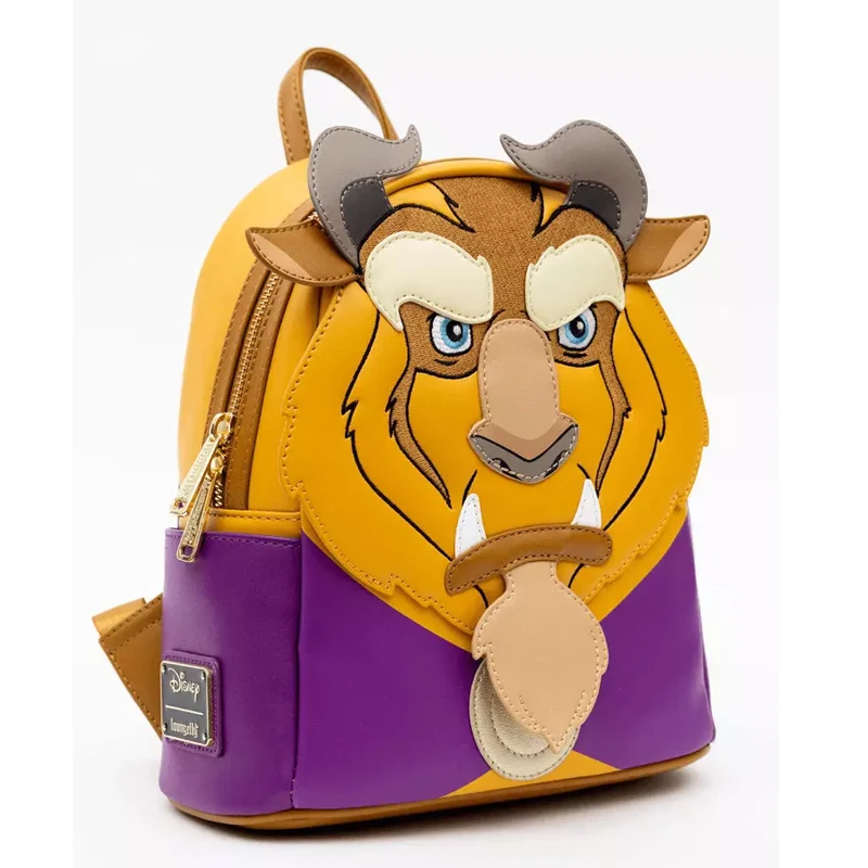 Loungefly Beauty and The Beast Princess Series Cogsworth ‌Lumiere Chip‌ Cosplay Mini Backpack Purse - view 5