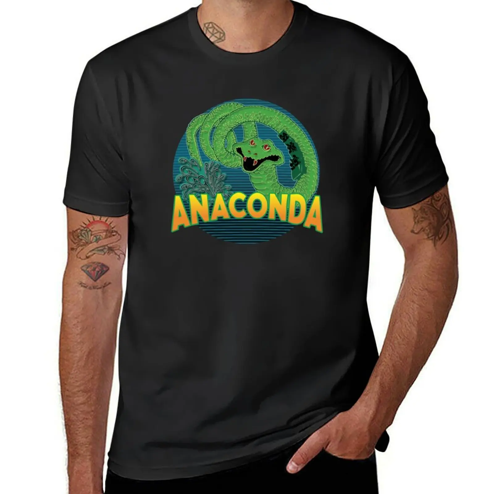 

Anaconda 1 T-Shirt croswit shirt man graphic tee shirt vintage clothes blue archive plain t shirts men
