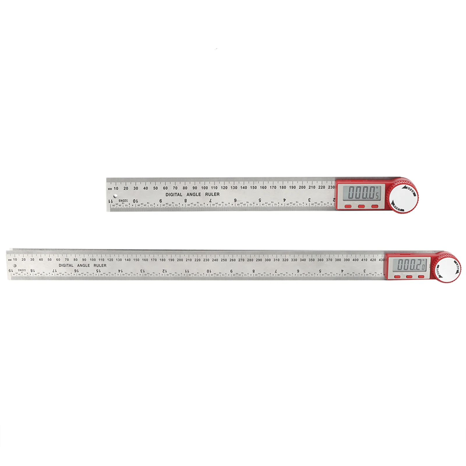 

Digital Ruler Stainless Steel Electronic Ruler 360 Degree Measuring Tool for Angle Length Measurement Ruler Hand Operated Tool