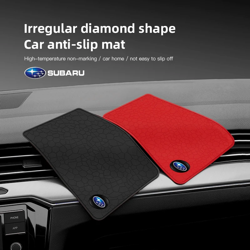 Car Anti-Slip Mat Interior Dashboard Non Slip Pad For Subaru Impreza Legacy WRX STI BRZ Forester XV Outback Levorg Exiga Ascent