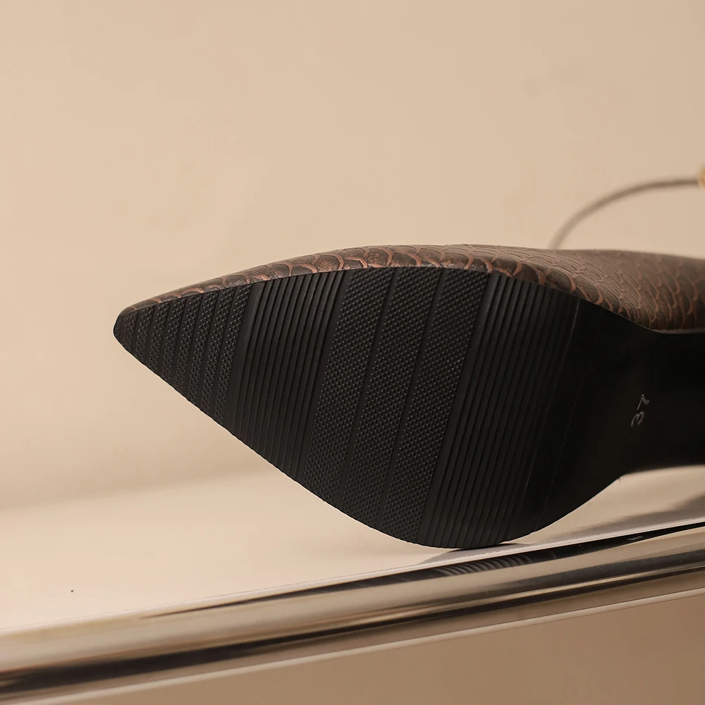 ربيع جديد أنيق براون الذهب النساء مضخات سوبر عالية الكعب الخنجر سيدة عارية أحذية زائد كبير صغير الحجم 13 31 43 48 50