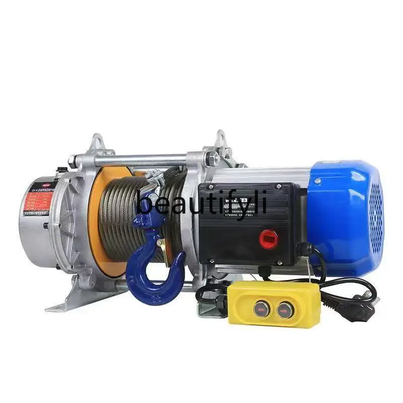 

220V wireless remote control crane winch cable hoist 380v electric hoist