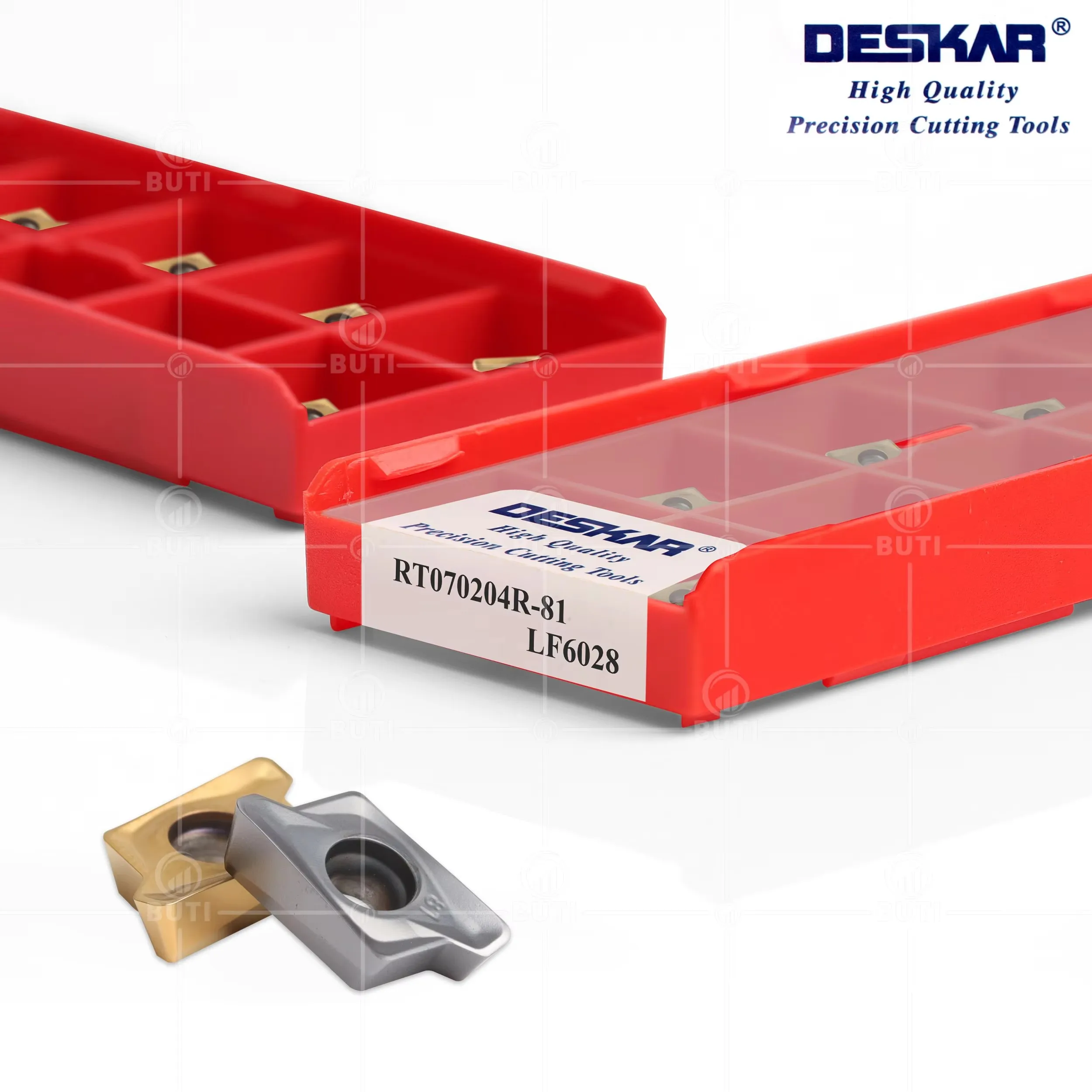 DESKAR 100% Original RT100308R-81 RT070204R-81 LF6018 LF6028 Lathe Inserts Fast Forward To The Square Shoulder Milling Cutters