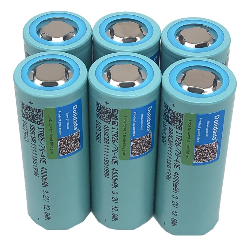 Lifepo4 26700 3.2V 4000mah Rechargeable Lithium Iron Phosphate Battery 3C-5C Discharge  Instruments Remote Control Toys