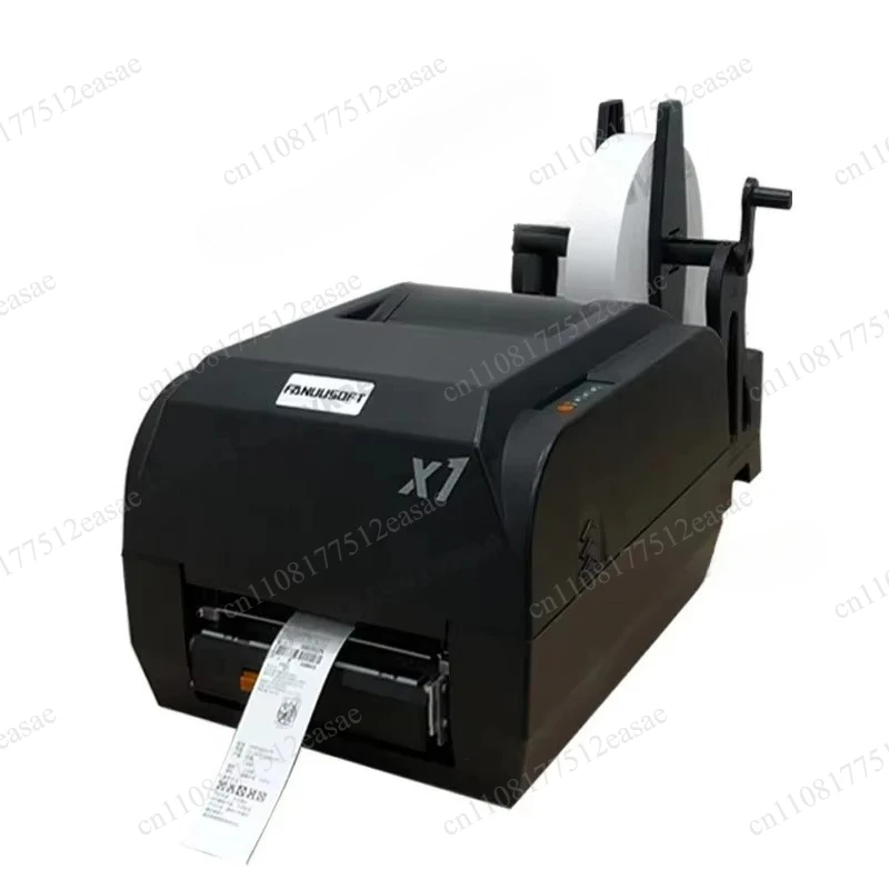Industrial Thermal Transfer Printer For Clothing, Washable Satin Label Tag Printing And Ribbon Consumables