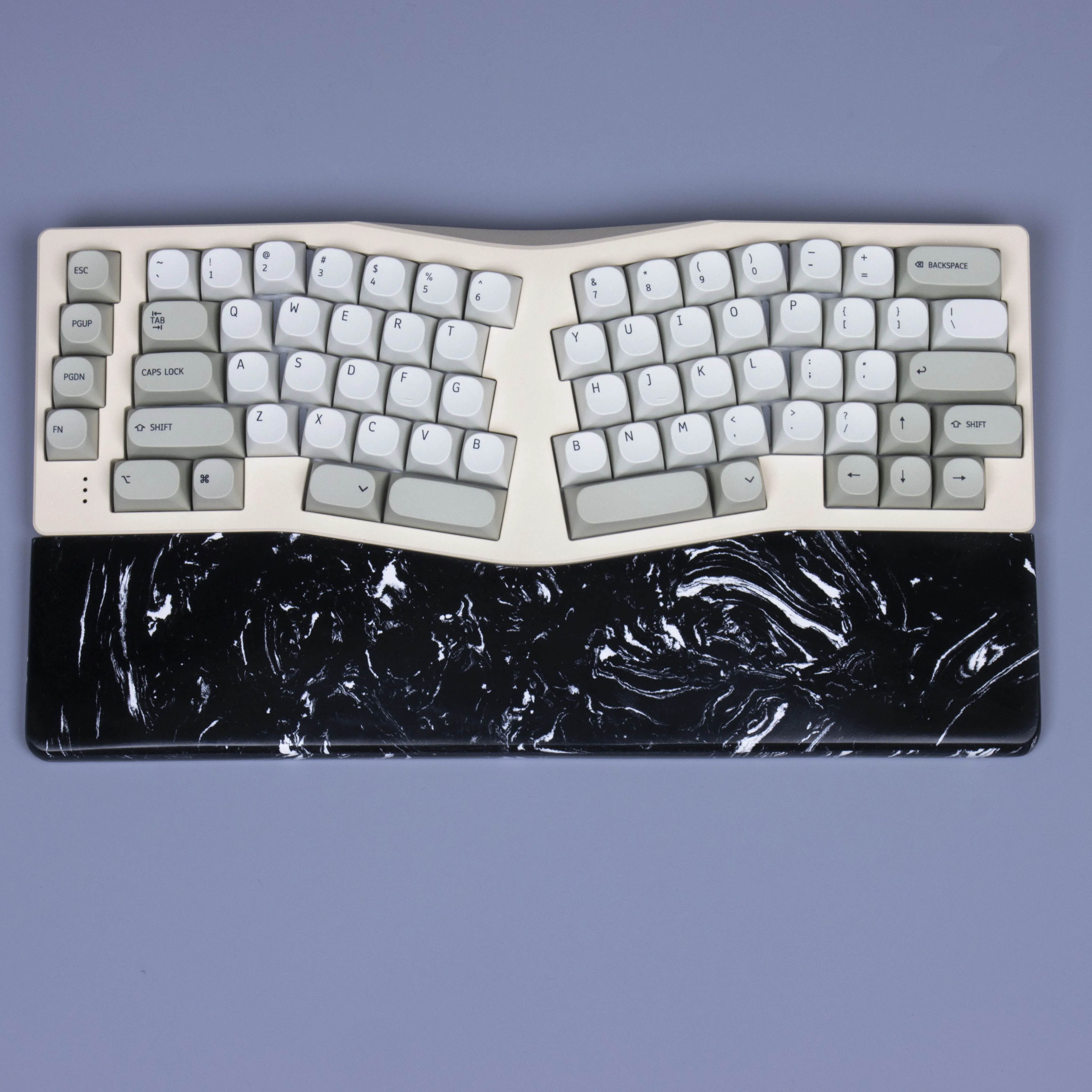 Marble Keyboard Wrist Rest Alice Shaped Customized Ergonomic Smooth and Comfortable Pad Kit Custom Wrist Rest Gamer Accessories