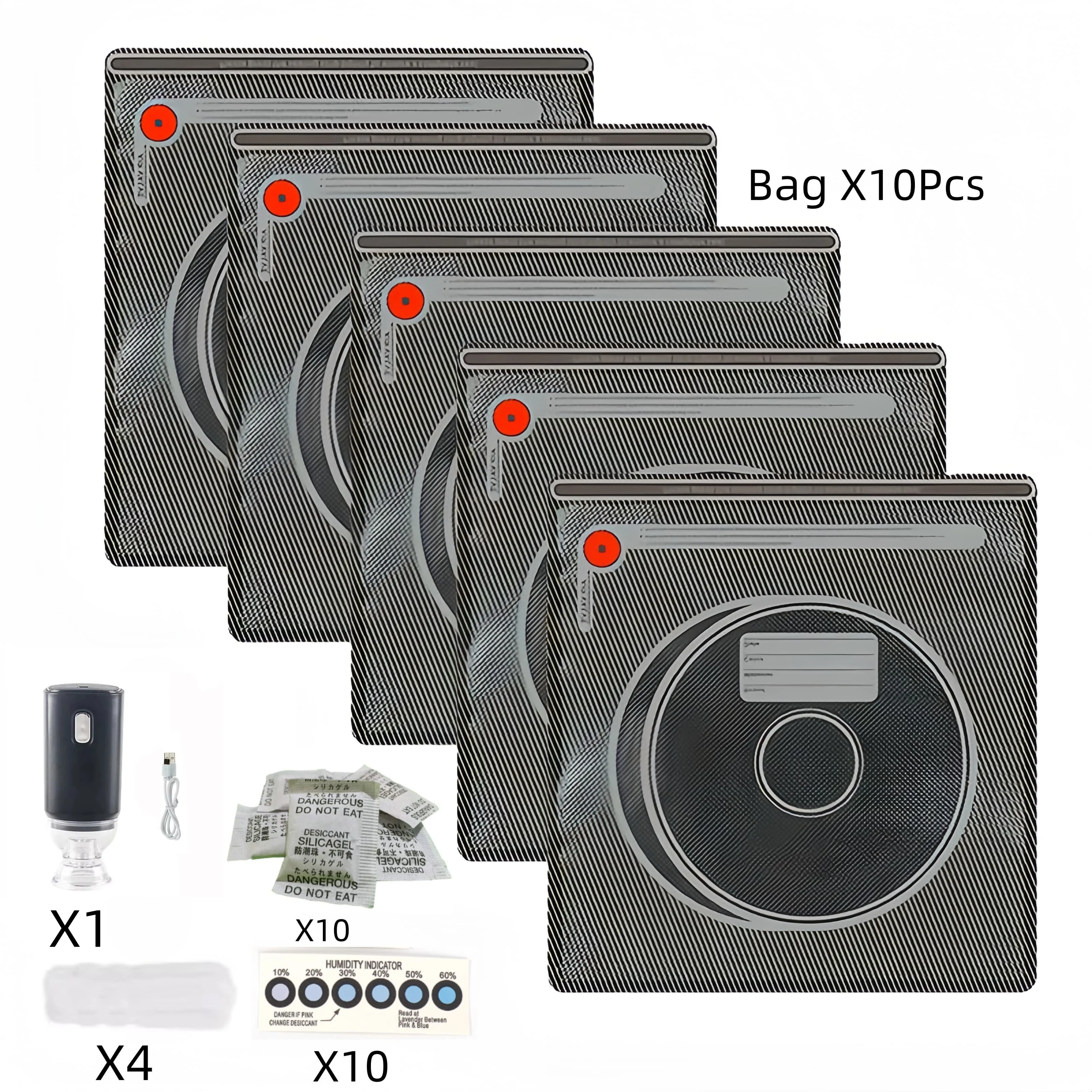 New Upgrade 2.0 3D Filament Dryer Storage Vacuum Sealing Bags Kits With Pump For Bambu Lab Creality Anycubic Elegoo and More