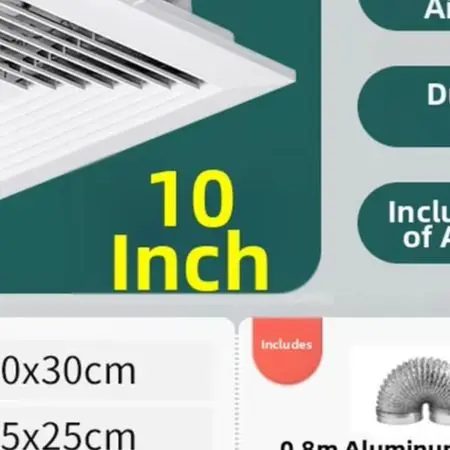 Energy Efficient Ceiling for exhaust Fan 110 CFM with Brushless DC Motor for Bathroom Kitchen Ventilation and Humidity Control