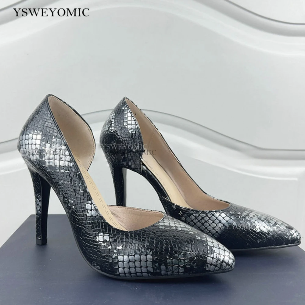10CM 9CM Pointed-toe Pumps Dance Heels Open-side design Smooth Sole Jazz Dance Stiletto Pump Heels Dance Shoes for Women