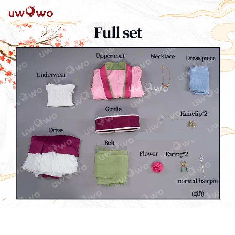 IN STOCK UWOWO Anime Maomao Garden Party Hanfuu Cosplay Costume S-3XL Halloween Costume