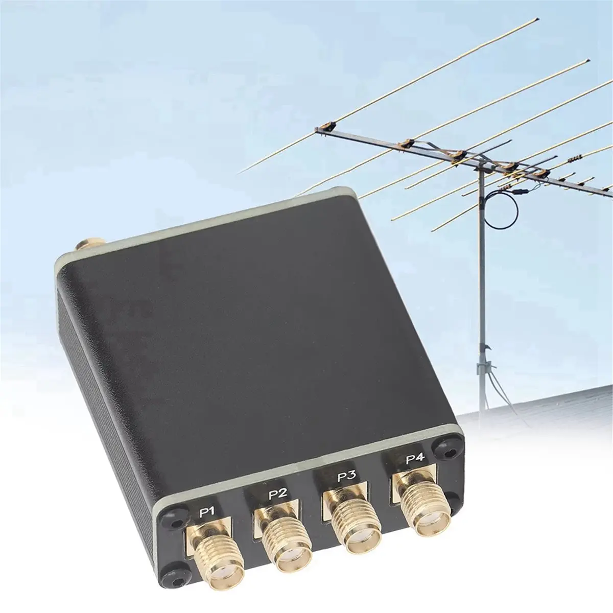 LUCK New Active Isolation Distributor Active Isolation Distributor Splitter for SDR GPSDO Source 100kHz to 300MHz