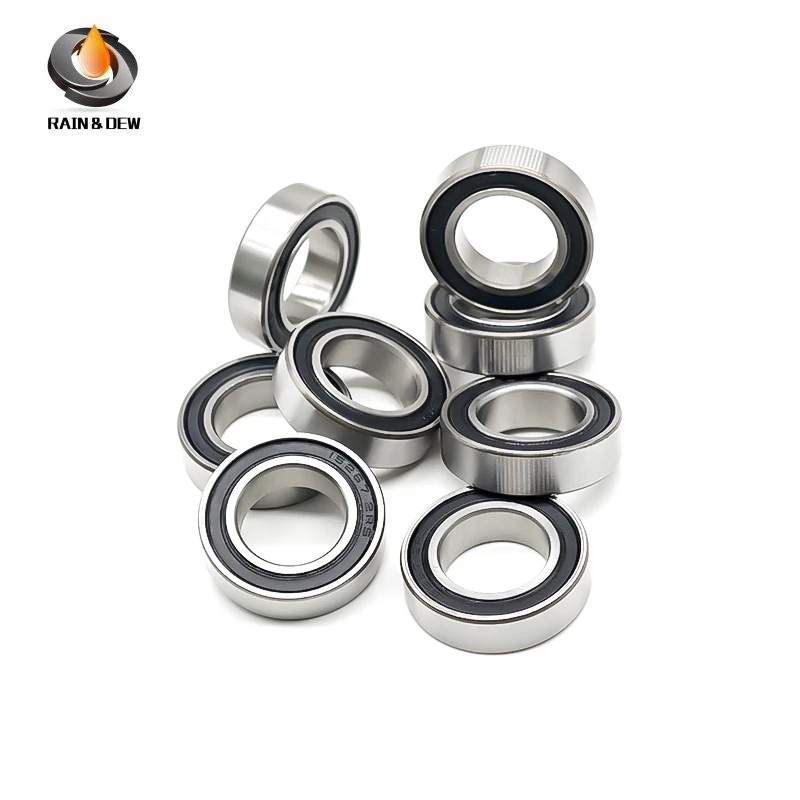 

4P 15267-2RS Ball Bearing 15*26*7 mm Chrome Steel Rubber Sealed, 15267RS Bicycle Bearings Smoothly for American Classic Rear Hub