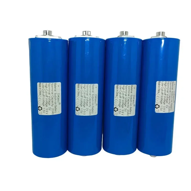 1-4pcs 3V 20Ah Rechargeable Sodium Ion Battery Low Temperature Resistant for DIY 12V 24V Solar Storage Marine Medical Equipment