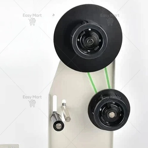 Disc tape machine tape peeling bracket