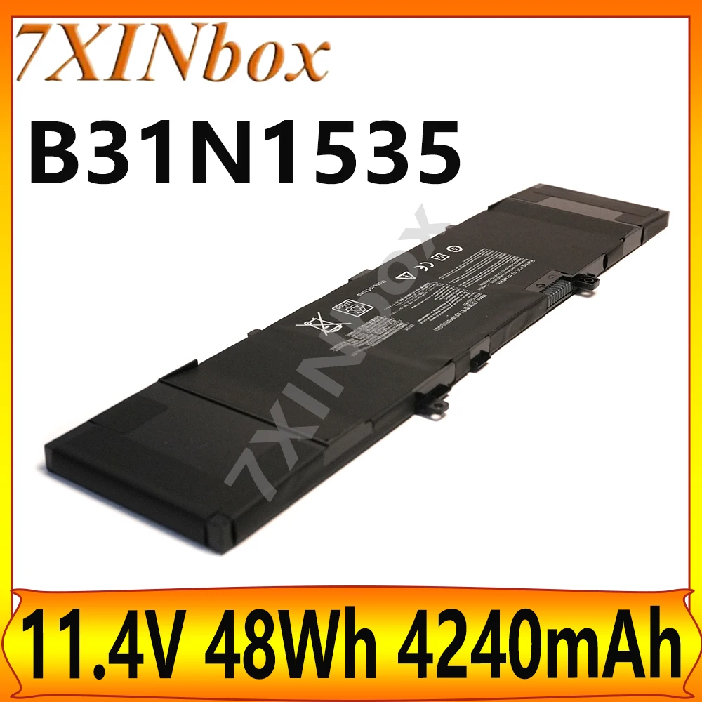 7XINbox B31N1535 11.4V 48Wh 4240mAh OEM Battery For ASUS ZenBook UX310UA UX310UQ UX410 UX410U UX410UA UX410UQ U4000U U400UQ