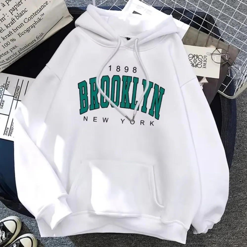 1898 Brooklyn New York 3d printed hoodie Fashion hoodie Creative jumper clothing Street loose sweatshirt for men and women